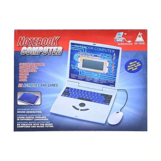 Kids Educational Laptop Toy with 22 Fun Learning Activities – English Language Learning & Brain Development Assorted