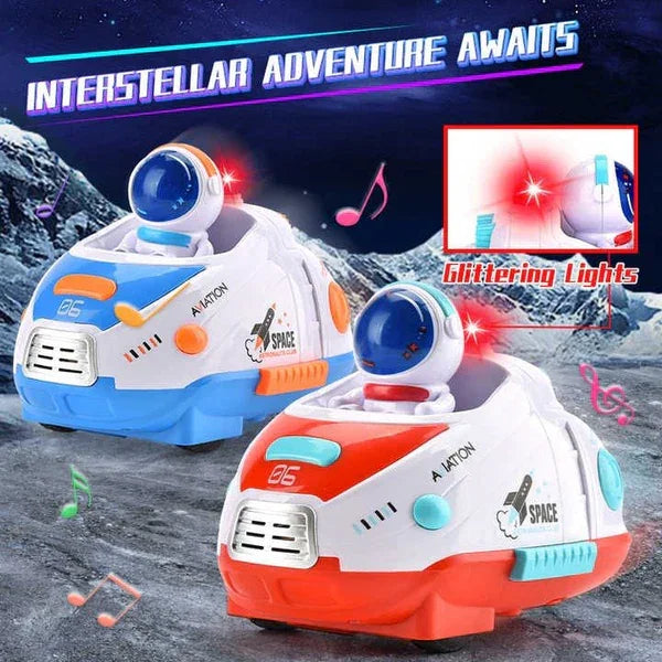 Kids Remote Control Astronaut Car with Lights, Music, USB Cable