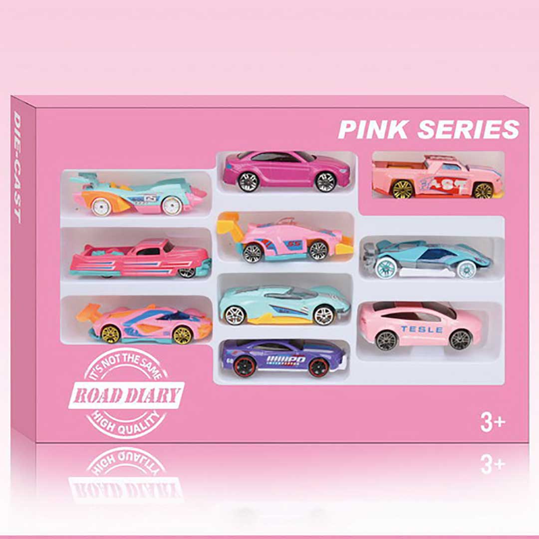 Hot Die Cast Set Pink Series