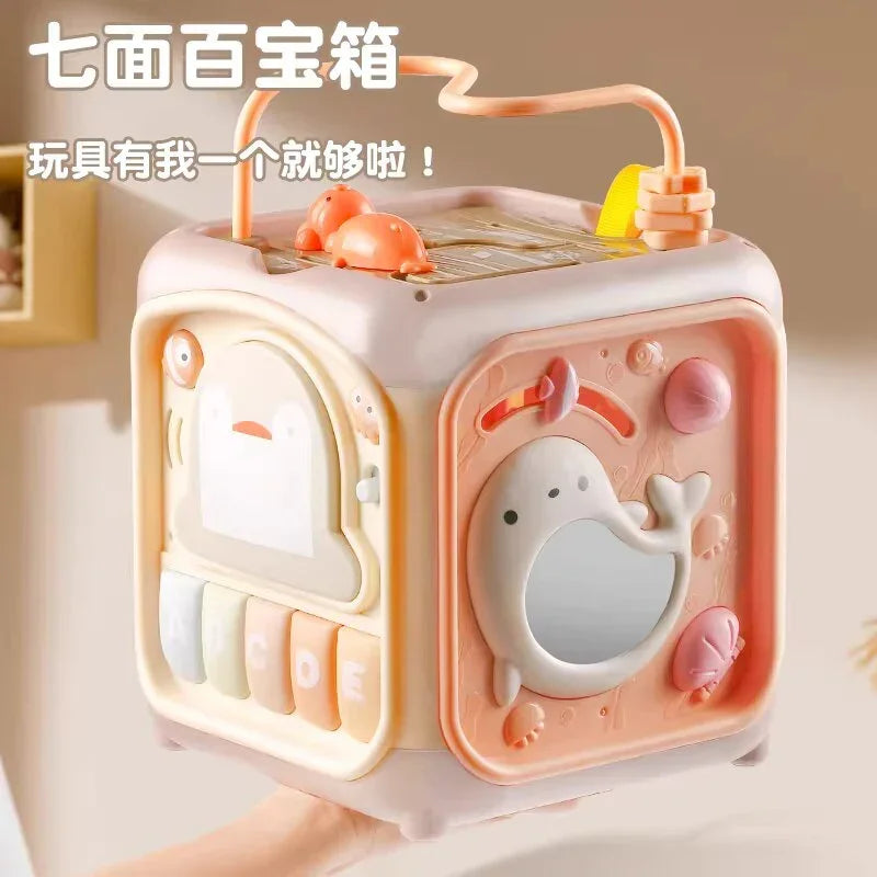 Baby Hand Drum Heptahedron Musical & Educational Toy for Kids