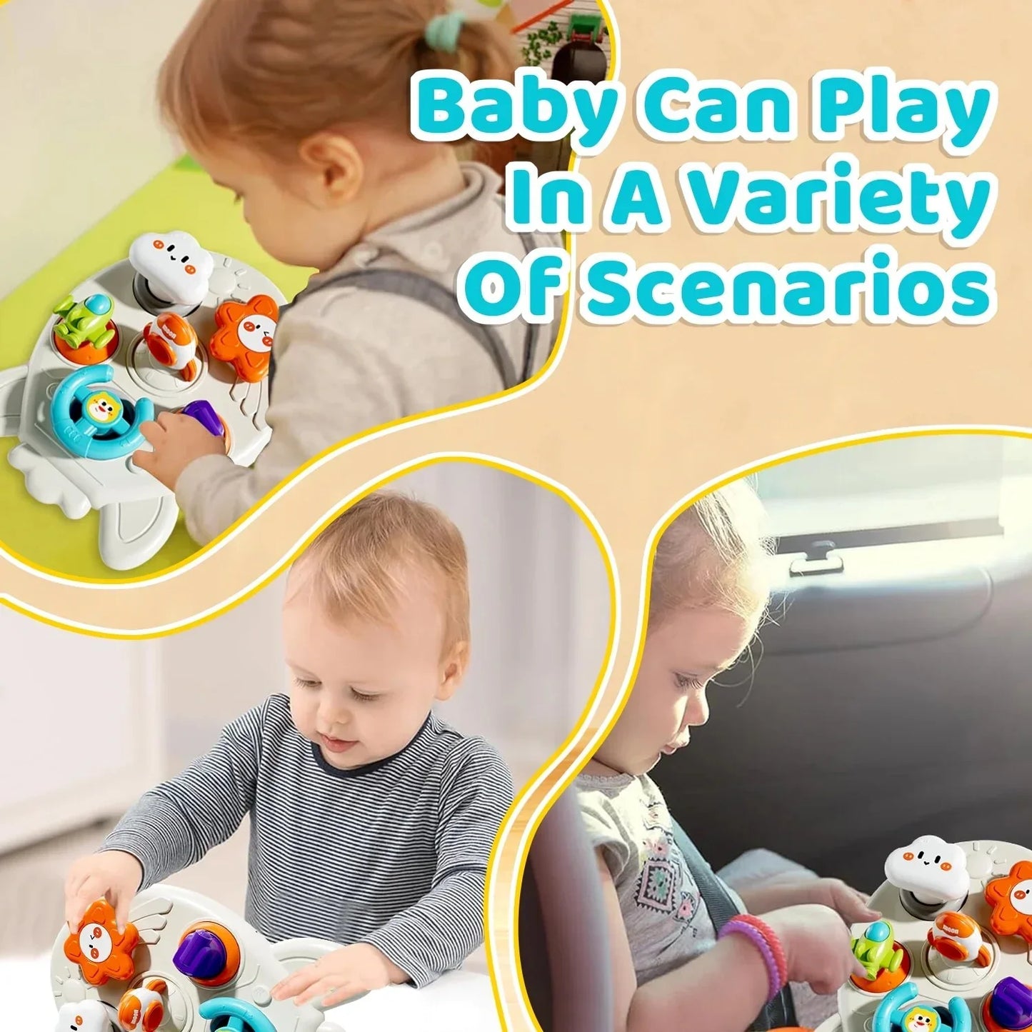 Montessori Travel Sensory Baby Educational Learning Toys