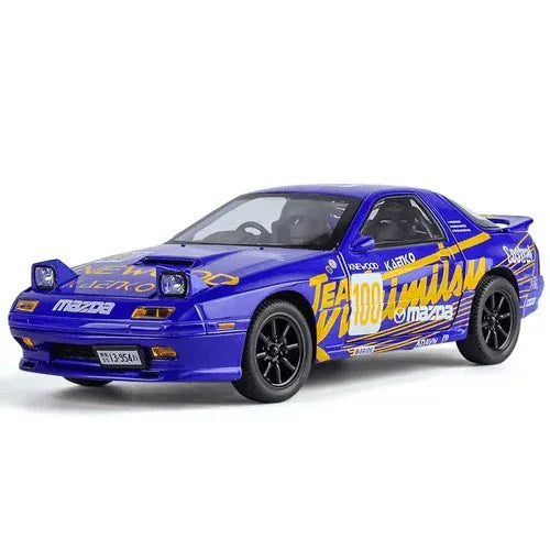 Mazda RX-7 FC Diecast Sports Car Model 1:24 Scale with Light & Sound – Premium Alloy Collectible Toy for Kids & Enthusiasts