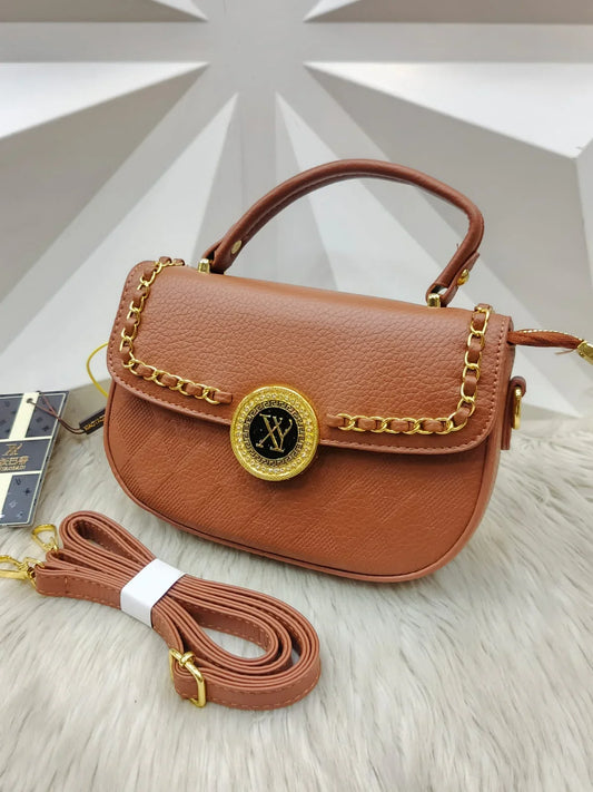 Mini Chain Crossbody Handbag for Girls Elegant Shoulder Bag