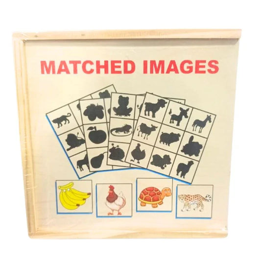 Wooden Shadow Matching Cards Puzzle Learning Concentration Educational Kids Montessori Board Games Toys (72 pcs) (Deal)