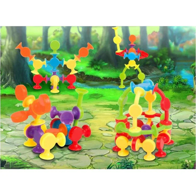 Stick-On Suction Puzzle Toy – Creative Fun for Kids & Parent-Child Bonding