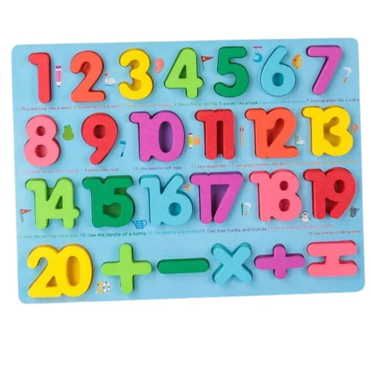 Wooden Board Early Learning Maths Function
