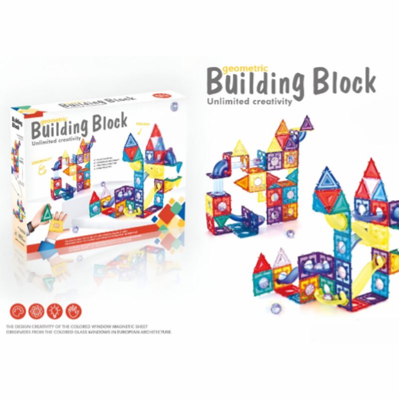 Geometric Building Block Unlimited Creativity (25+ PCS)