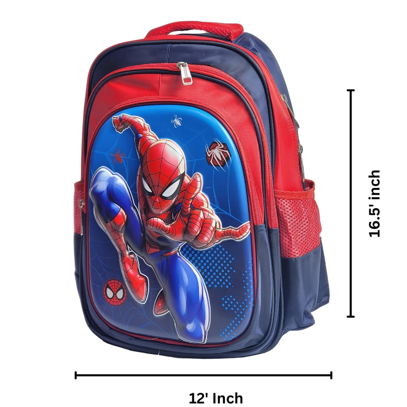 Spiderman Themed School Deal For Kids (Backpack - Lunch Box & Bottle)