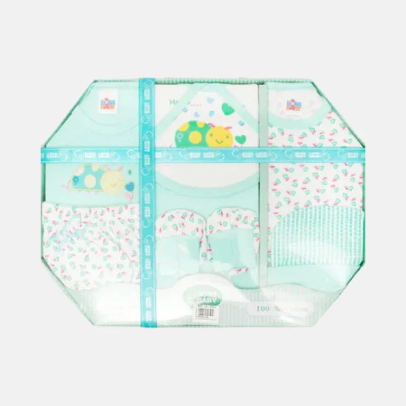 Bee Little One Baby Gift Set - 9 Pcs - Green