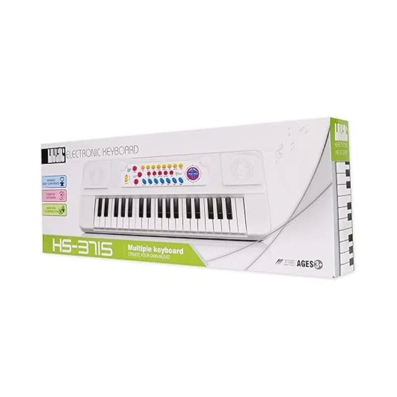 Electronic Musical Keyboard With Mic For Kids - 37 Keys
