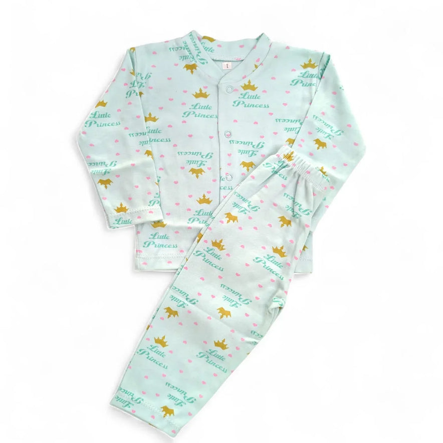 Soft Cotton Kids Pajama Set Cute Printed Sleepwear for Boys Girls