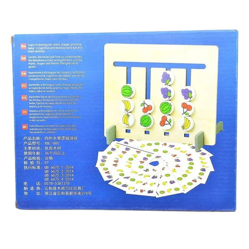Fun Wooden Color Classification Game Learn & Play with Vibrant Colors