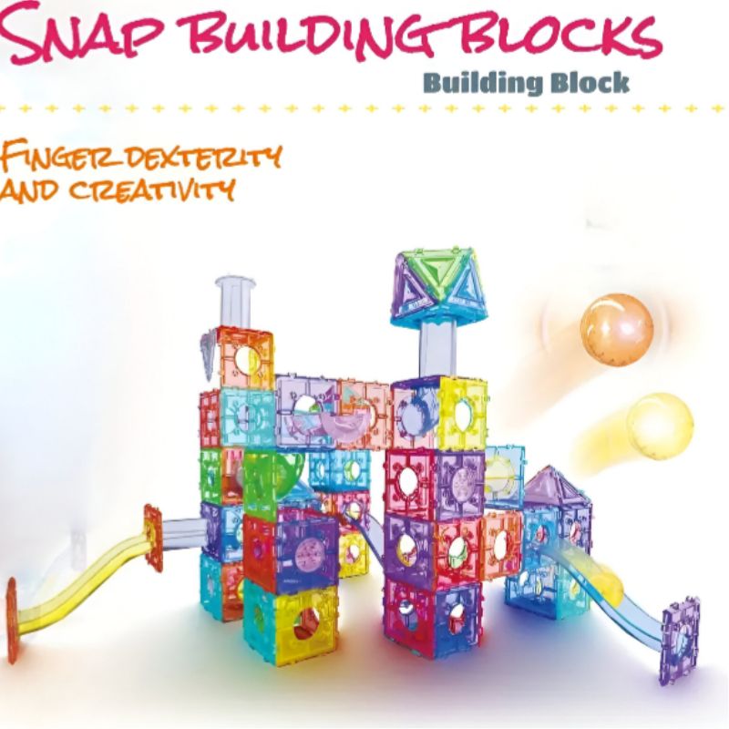 Geometric Building Block Unlimited Creativity (25+ PCS)