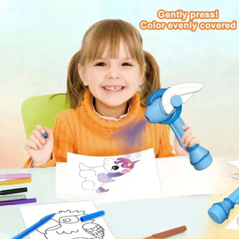 Unicorn Magic Spray Pen Rainbow Colours For Kids