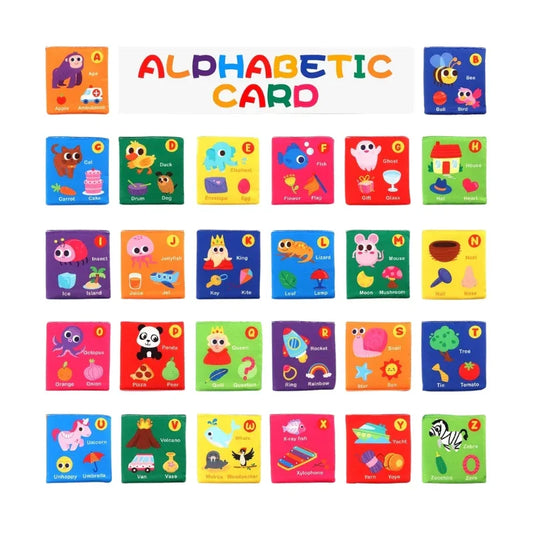 Colorful Alphabet Learning Flash Cards for Kids