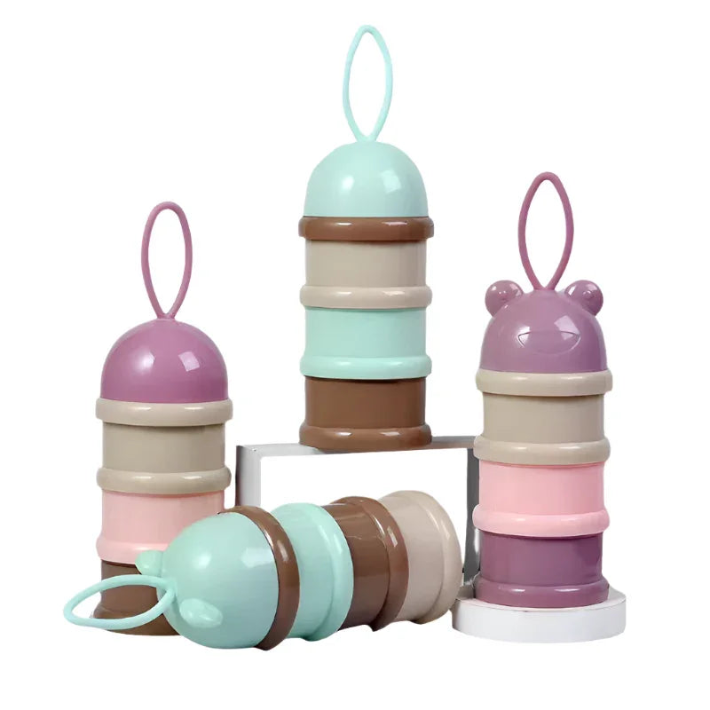 Baby Triple-Layer Milk Powder Container