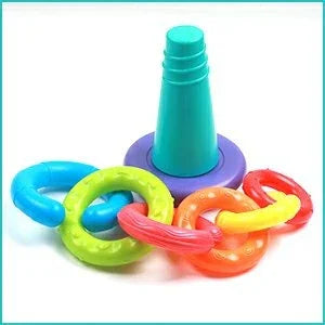 Bright & Colorful Stacking Ring Tower – Fun Learning Toy for Babies