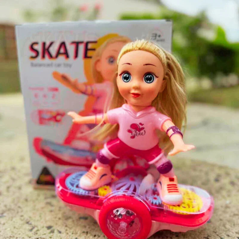 Music Gear Skateboard Dancing Girl For Kids
