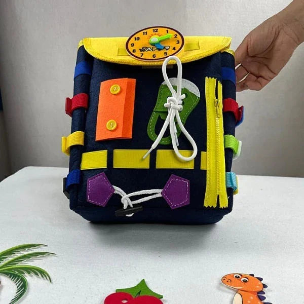 Interactive Learning Backpack Fun Educational Activity Bag for Kids