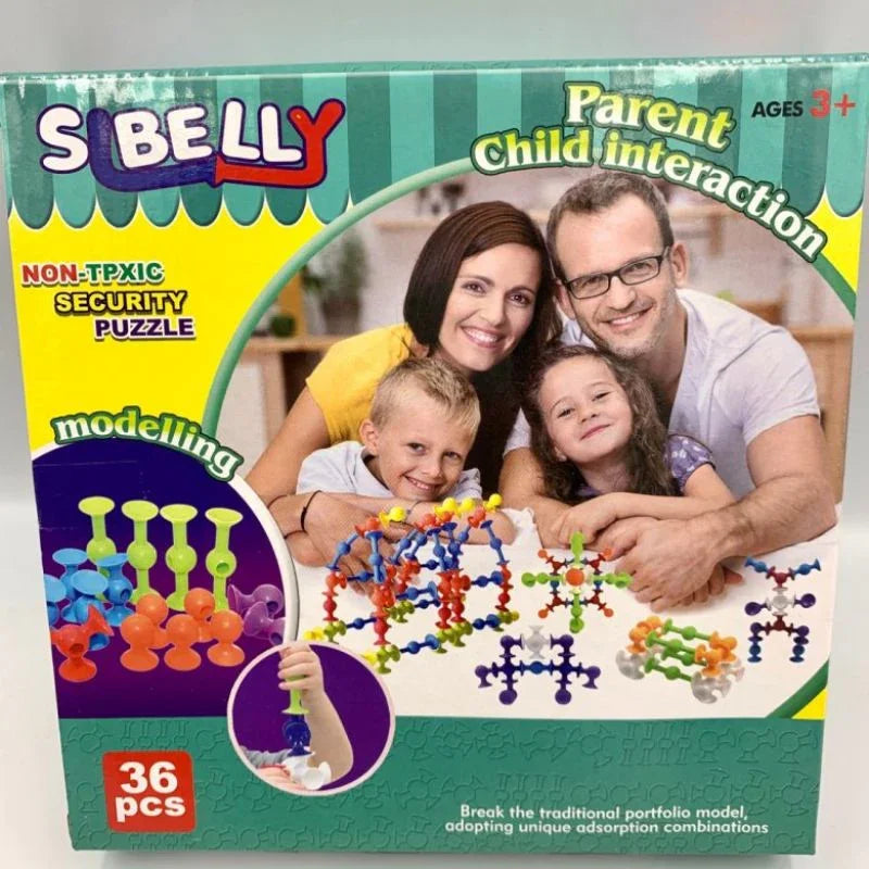 Stick-On Suction Puzzle Toy – Creative Fun for Kids & Parent-Child Bonding