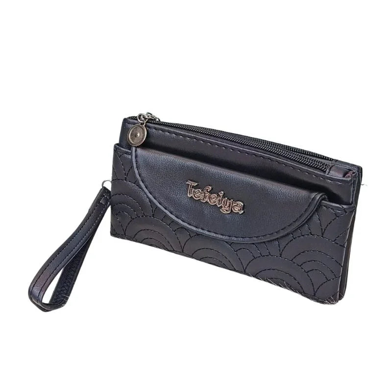 Stylish 3-Zipper Hand Wallet Premium Quality, Perfect for Daily Use