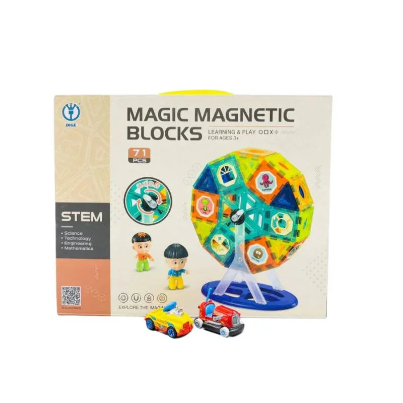 Magic Magnetic Blocks Interactive Building Set for Endless Fun and Learning