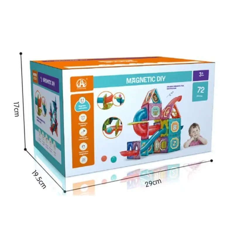 72 PCS Colorful Magnetic Building Blocks – Endless Fun for Kids