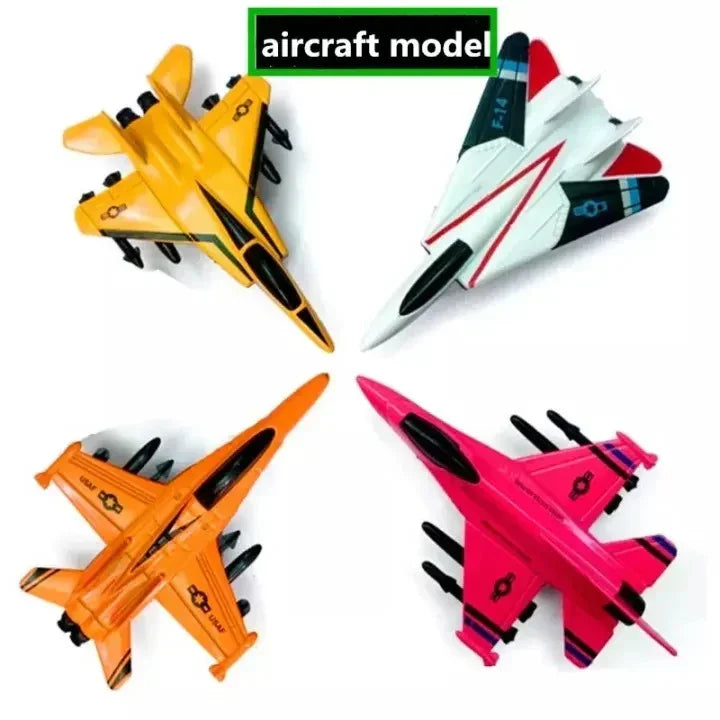 Pull Back Fighter Jet Airplane Toy for Kids – Bright Colors