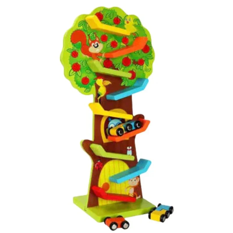 Squirrel Taxiway Wooden Race Track Fast Paced Fun for Curious Minds
