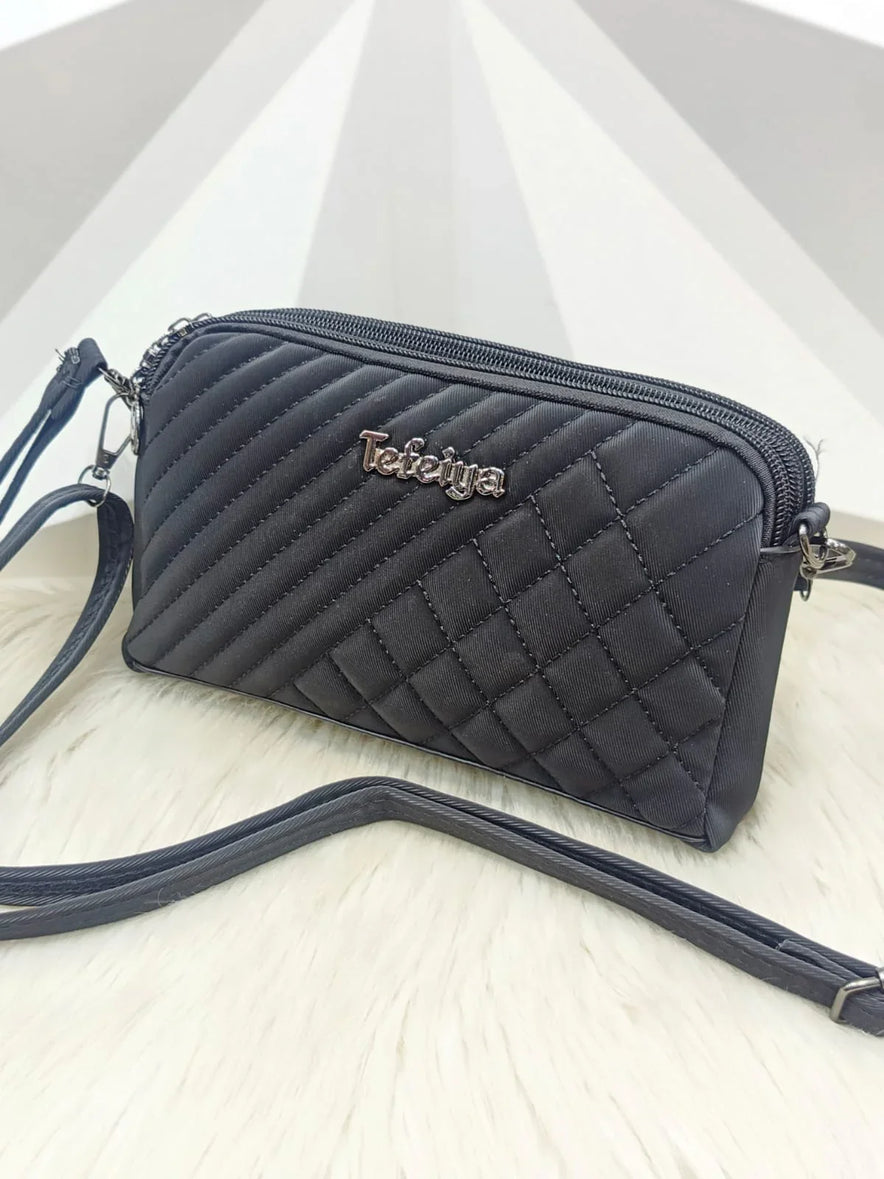 Trendy Quilted Crossbody Bag for Women Compact Elegant Everyday Purse
