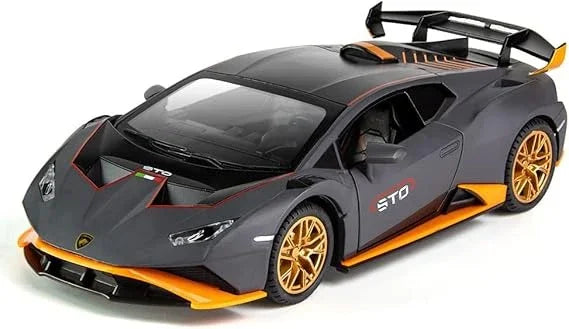 Lamborghini Huracan Die-Cast Car 1:24 Scale with Lights & Engine Sound – Premium Alloy Model for Kids & Collectors