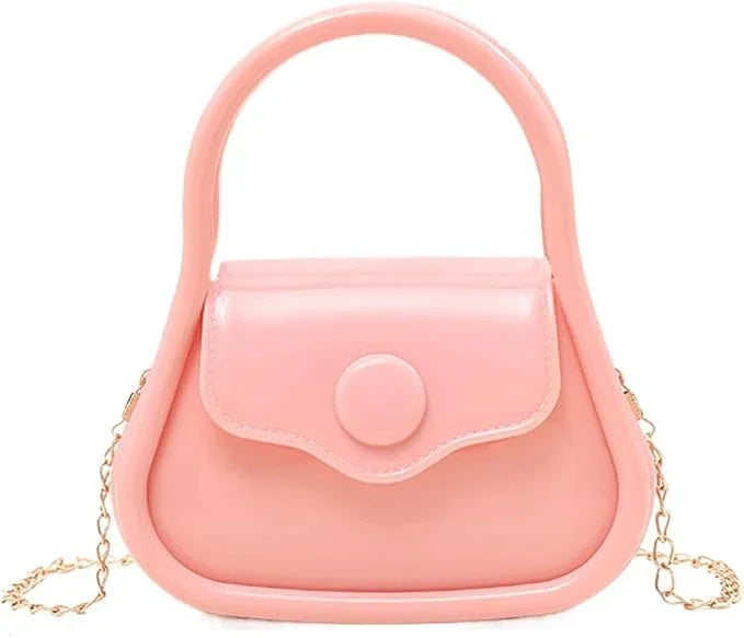 Mini Handbag with Chain Strap – Elegant & Trendy Purse for Girls & Women