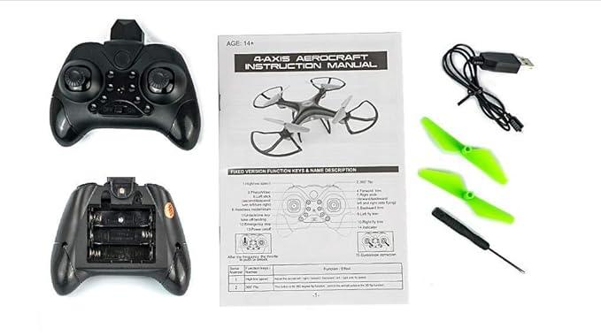 Fly Eagle Aerial Drone for Kids Black Green Easy Control Flights