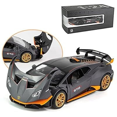 Lamborghini Huracan Die-Cast Car 1:24 Scale with Lights & Engine Sound – Premium Alloy Model for Kids & Collectors