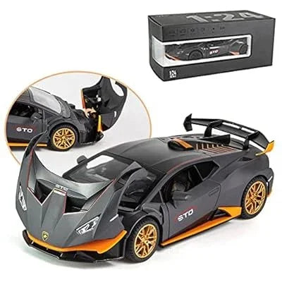 Lamborghini Huracan Die-Cast Car 1:24 Scale with Lights & Engine Sound – Premium Alloy Model for Kids & Collectors