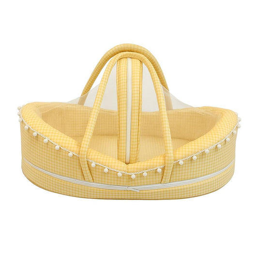 Premium Baby Carry Nest with Net Handles Multi Color