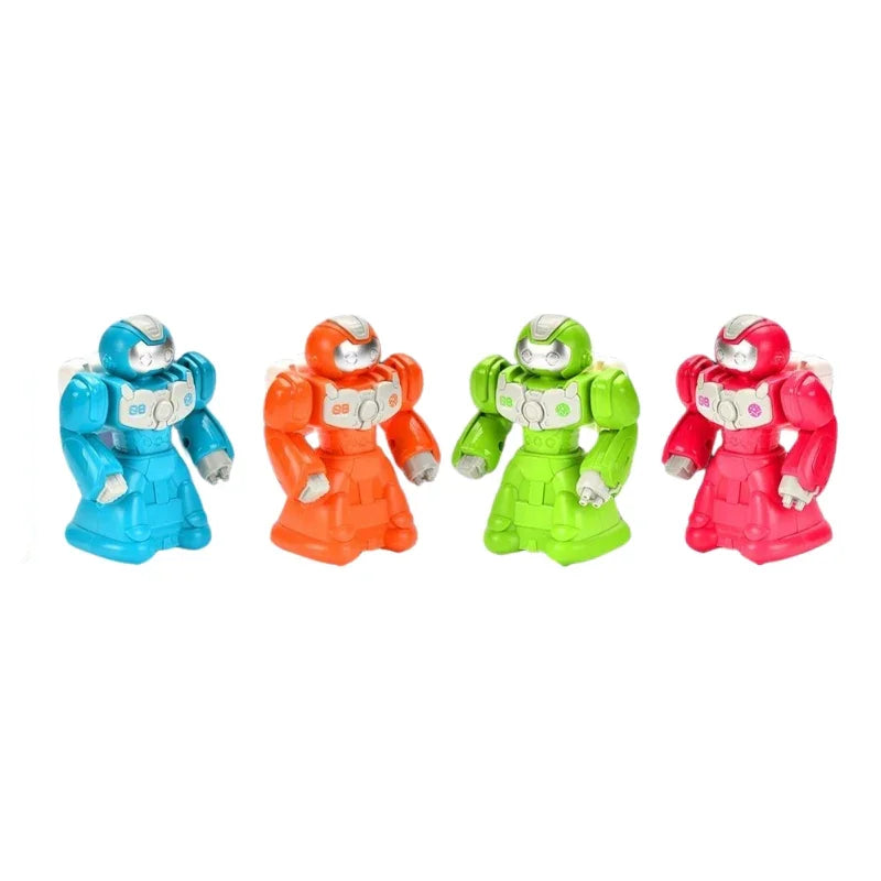 Robo Racers Colorful Sliding Robot Action Figures for Kids