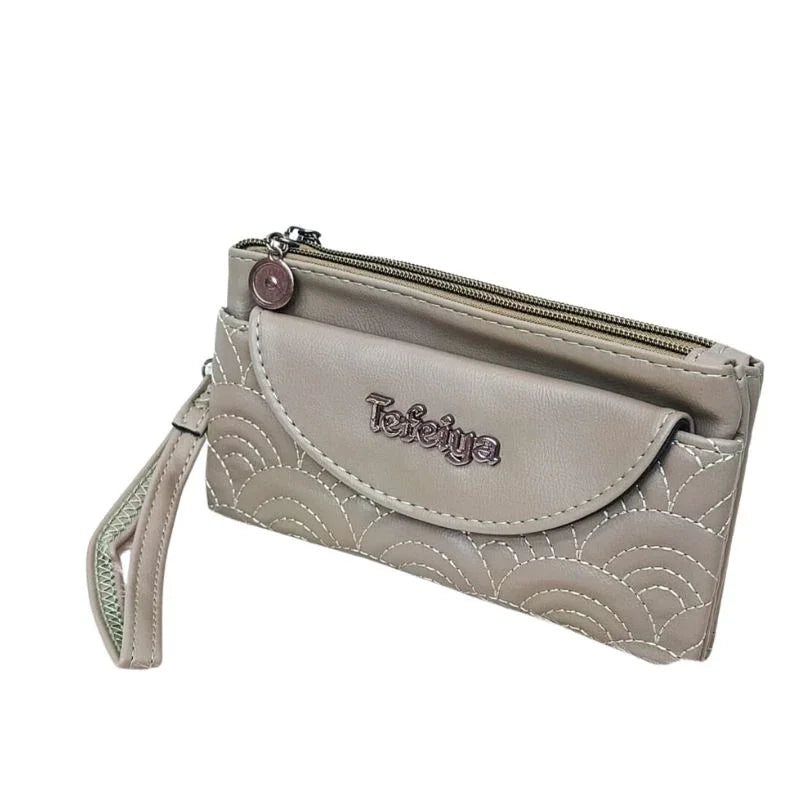 Stylish 3-Zipper Hand Wallet Premium Quality, Perfect for Daily Use