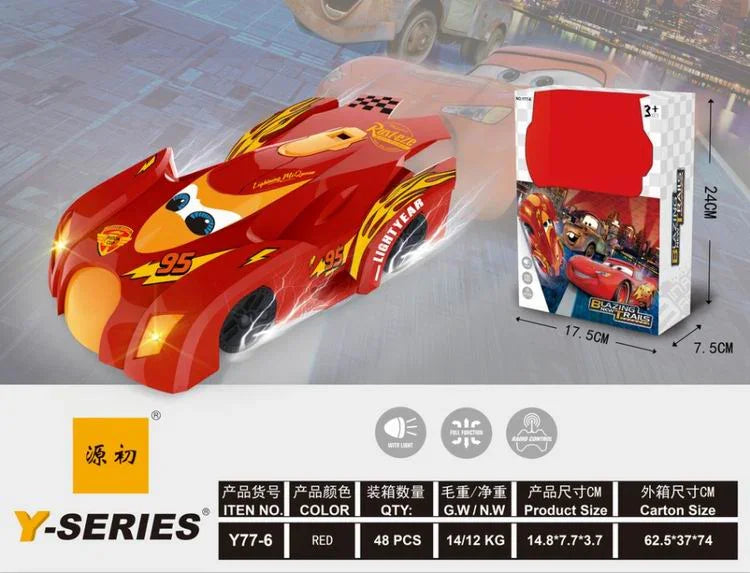Wall Climbing Remote Control Car – 360° Stunt Rotation RC Vehicle