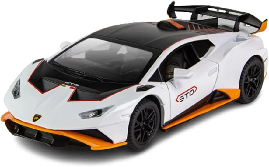 Lamborghini Huracan Die-Cast Car 1:24 Scale with Lights & Engine Sound – Premium Alloy Model for Kids & Collectors