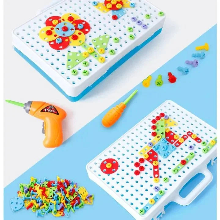 Create & Play Drill Toy Set – 106-Piece Building Fun for Creative Minds