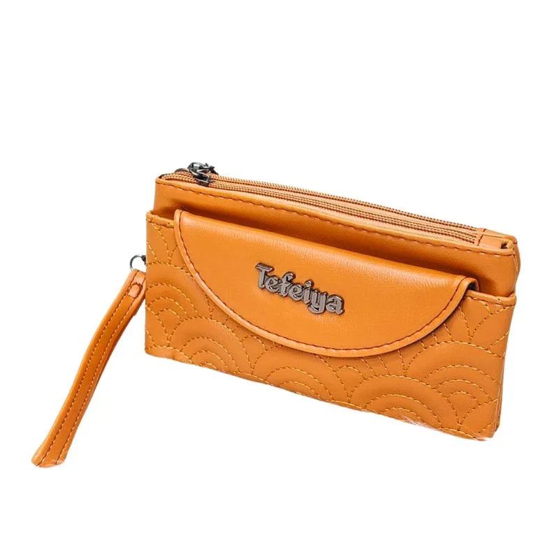 Stylish 3-Zipper Hand Wallet Premium Quality, Perfect for Daily Use
