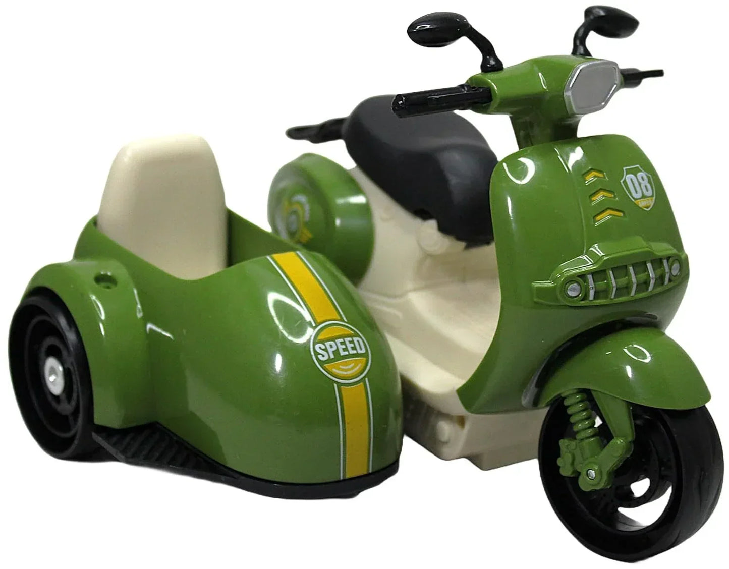 Push Scooter Toy with Trolley – Realistic Ride-On Bike for Kids