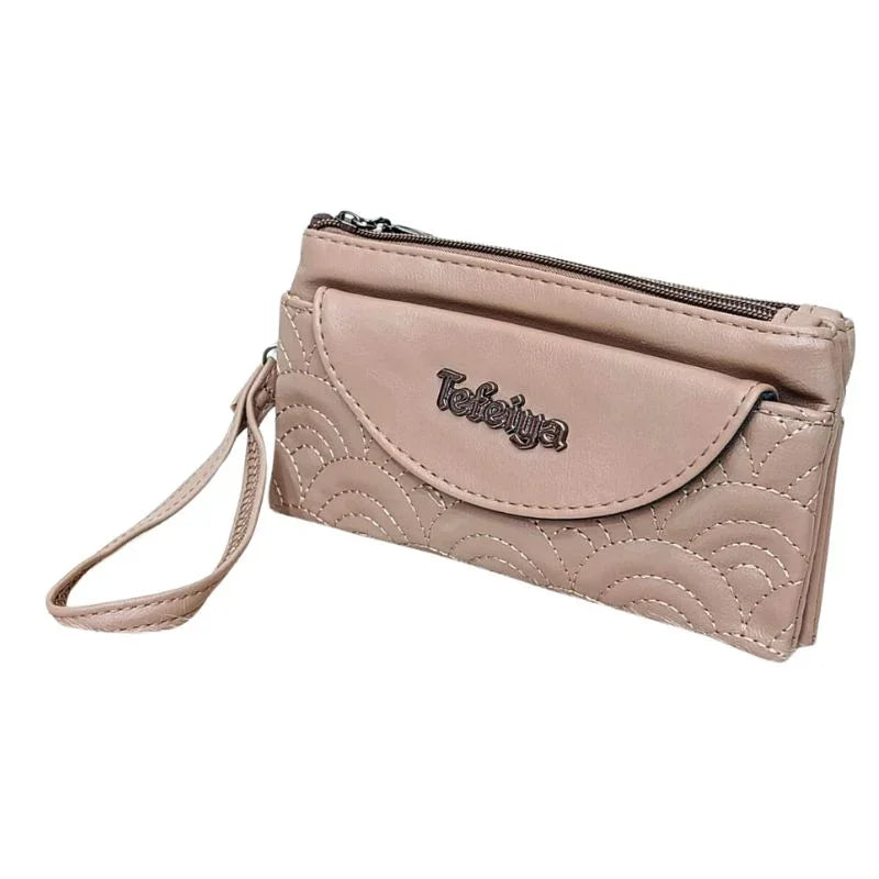 Stylish 3-Zipper Hand Wallet Premium Quality, Perfect for Daily Use