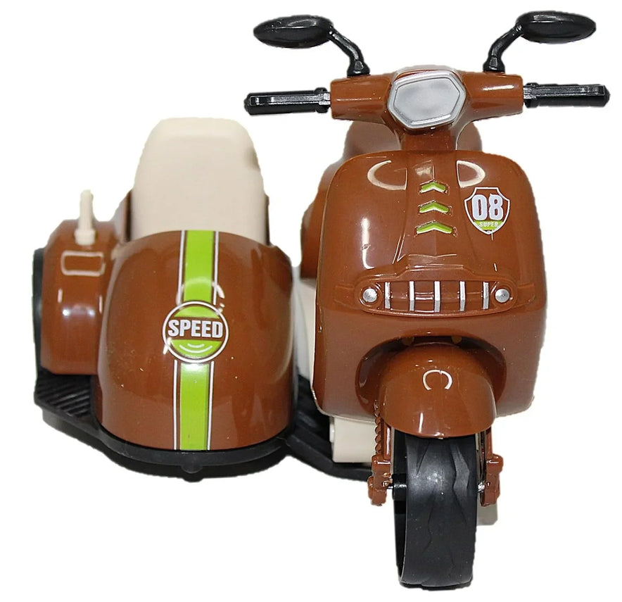 Push Scooter Toy with Trolley – Realistic Ride-On Bike for Kids