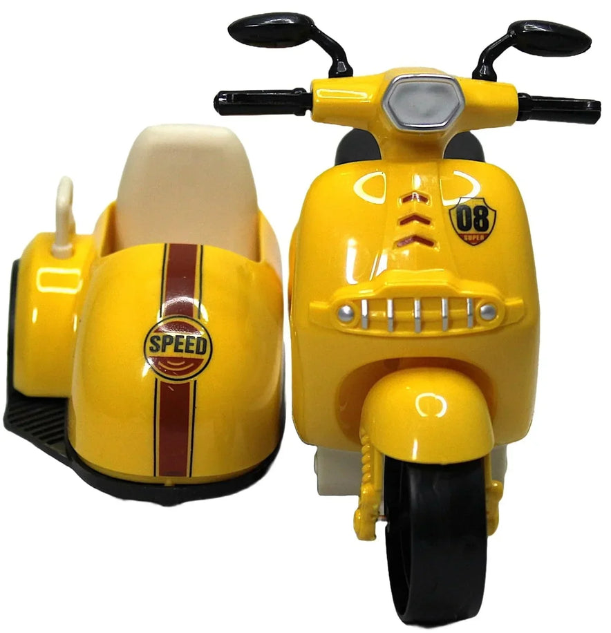 Push Scooter Toy with Trolley – Realistic Ride-On Bike for Kids