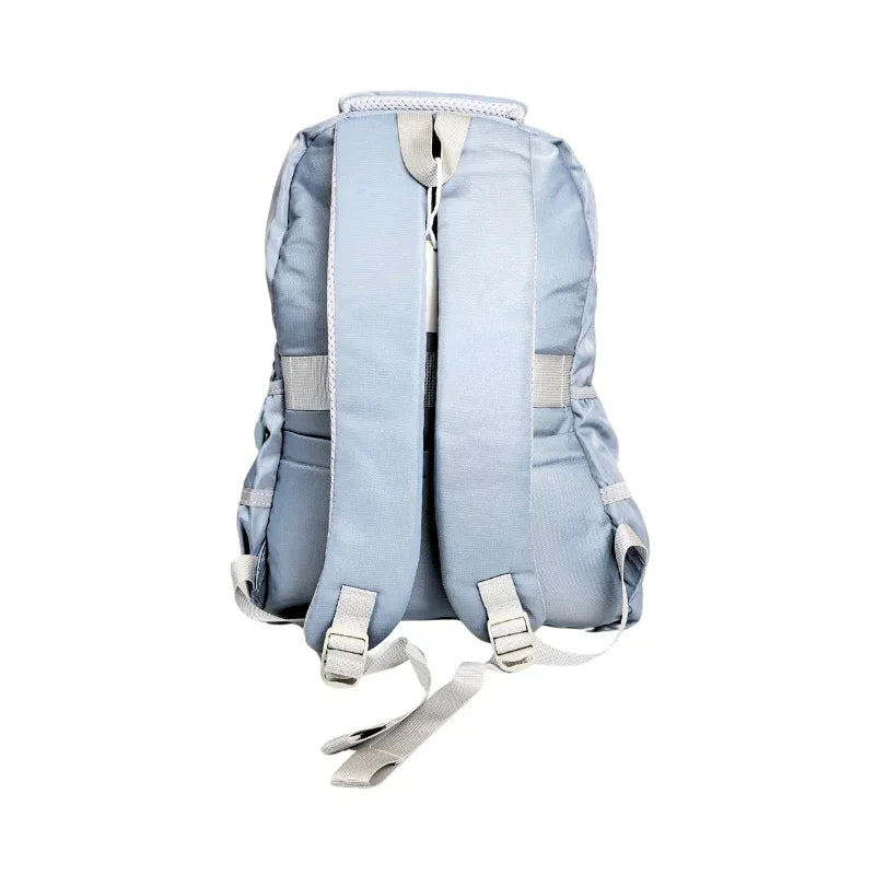 Children's Bear School Bag Waterproof Lightweight Backpack -16 Inches (Sky Blue) (909)