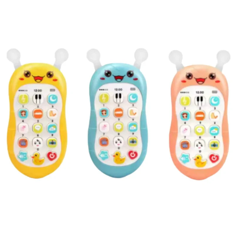 ATC Puzzle Phone Educational Toy with Light Sound Shape Matching for Kids