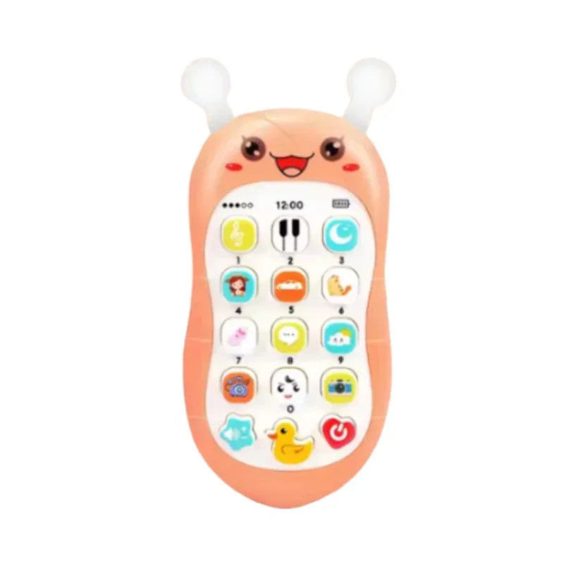 ATC Puzzle Phone Educational Toy with Light Sound Shape Matching for Kids