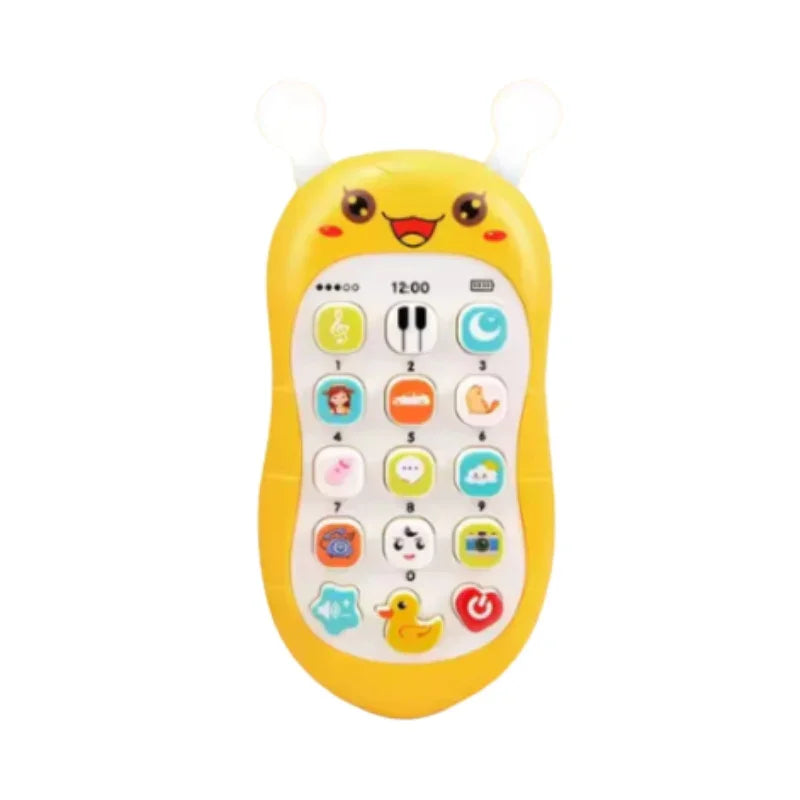 ATC Puzzle Phone Educational Toy with Light Sound Shape Matching for Kids